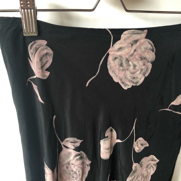 Vintage floral long maxi skirt - Picture 2 of 5